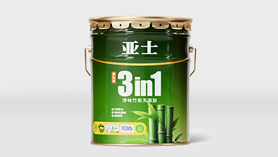 亚士雅加丽竹炭无添加3合1净味内墙水漆 24KG