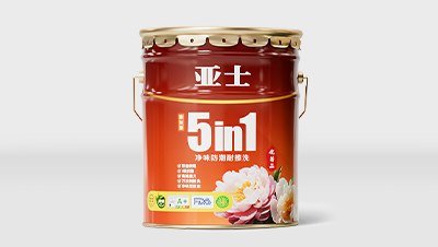 亚士雅加丽防潮耐擦洗5合1净味内墙水漆 24KG