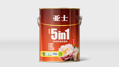 亚士雅加丽防潮耐擦洗5合1净味内墙水漆 6.5KG